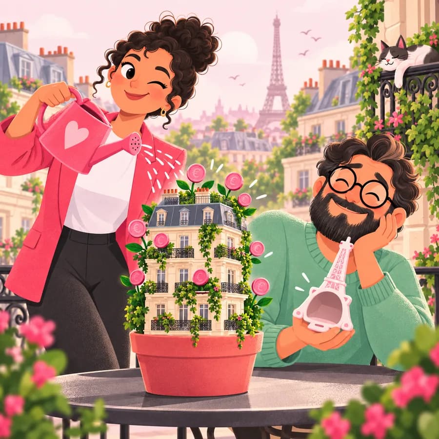 La conciergerie arrose un immeuble parisien qui fait pousser des revenus
